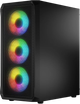 Корпус Logic concept PORTOS MESH+GLASS ARGB fans 4x120mm BLACK (AT-PORTOS-10-0000000-0002) - изображение 4
