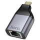 Адаптер USB C To RJ45 Hoco UA35 для ноутбуков и ПК Gigabit Ethernet подключение к интернету без драйверов - изображение 7