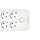 Удлинитель электрический 5м 6 розеток 4 USB 1 Type-C черный, переноска тройник зарядная станция Yiwu 5, Белый - изображение 9