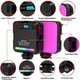Накамерный видеосвет LED RGB W64 для фото и видео съемки с регулировкой температуры 2500K-9000K 800 люксов - изображение 3