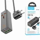 Сетевой фильтр Hoco AC10A с USB Type-C для зарядки ноутбуков и смартфонов мощность 2500W черный 1.5 м - изображение 4
