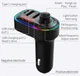 FM трансмиттер модулятор C12 с Bluetooth 5.0 Автомобильная двойная USB зарядка Черный - изображение 2