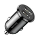 Автомобильная зарядка Baseus 4.8A 2USB для смартфонов и планшетов быстрая подзарядка через прикуриватель черная - изображение 1