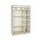 Складаний тканинний шафа для зберігання одягу з полицями Storage Wardrobe 68110 Бежевий - зображення 2