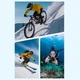 Комплект Telesin для GoPro Hero 13 Black - два морозостойких аккумулятора S0-BTR-04-TGP Stamina и тройное зарядное устройство (79721) - изображение 5