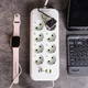 Сетевой фильтр 2.8 м удлинитель на 8 розеток с 3 USB 1 Type-C и кнопкой отключения F20U Белый HP-5-27 - изображение 2