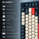 Клавіатура бездротова GamePro Asgard Yord Keychron Super Red Switch Blue (MK266BL) ( 12111 ) - зображення 15