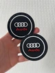 Комплект анти-скользящих ковриков в подстаканник AUDI с логотипом ауди 2 шт - изображение 2