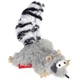 Игрушка для котов Енот с кошачей мятой GiGwi Catch and scratch искусственный мех, кошачья мята, 8 см - изображение 2