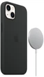 Чохол протиударний силіконовий Silicone Case MagSafe (Original) для Apple Iphone 14/13 (6.1") Midnight - зображення 1