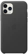 Чохол шкіряний протиударний Leather Case для Apple Iphone 11 Pro Max Black - зображення 1