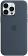 Чохол силіконовий протиударний Silicone Case MagSafe для Apple Iphone 14 Pro Max (6.7") Storm Blue - зображення 7
