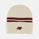 Бежевая шапка New Balance Striped Knit Hat (LAH01053LIN) - изображение 1