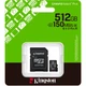 Карта памяти Kingston microSDXC Canvas Select Plus 512GB Class 10 UHS-I U3 А1 V30 + SD адаптер (SDCS3/512GB) [153100] - изображение 3