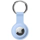 Чехол для поисковой метки Apple AirTag Silicone Key Ring Light Blue HC [148242] - изображение 1