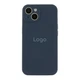 Чохол Silicone Case Full Size with Frame для iPhone 13 08.Dark Blue - изображение 1