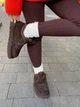 Уггі жіночі короткі замшеві UGG зимові на хутрі коричневі 41 5263-41 - зображення 4
