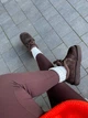 Уггі жіночі короткі замшеві UGG зимові на хутрі коричневі 41 5263-41 - зображення 7