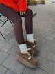 Угги короткие зимние UGG натуральная замша, наполнитель мех S7985-35 коричневые 39 - изображение 3