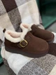 Уггі жіночі укорочені замшеві UGG зимові з хутром на платформі 41 202033 - зображення 1