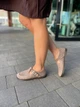 Лофери жіночі демісезонні Vanessa натуральна замша, з ремінцем, колір капучино T-304-05 5903 37 - зображення 7