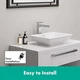 Змішувач hansgrohe Vernis Shape для раковини без зливного гарнітуру, хром 71591000 - зображення 4