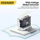 Зарядное сетевое устройство Essager GAN 2xType-C + 2xUSB-A 100W White (ES-CD37) - изображение 3
