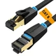 Патч корд Vention сетевой кабель RJ45 Cat8 SFTP 40 Гбит/с круглый 0.5 м Black (IKABD) - изображение 2