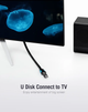 USB кабель-удлинитель Vention USB 3.0 Male to USB Female 5 Гбит/с 0.5 м Black (VAS-A13-B050) - изображение 5