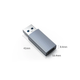 Адаптер перехідник Orico USB A to Type-C 10 Гбіт/с Gray (ORICO-AH-AC10-GY-BP) - зображення 2