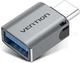 Перехідник-адаптер Vention Type-C Male to USB 3.0 Female OTG Adapter Gray (CDQH0) - зображення 1