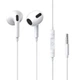 Проводные наушники с микрофоном Baseus Encok H17 3.5mm White (NGCR020002) - изображение 1