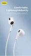 Проводные наушники с микрофоном Baseus Encok H17 3.5mm White (NGCR020002) - изображение 7