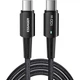 Кабель зарядный ESSAGER USB Type-C to USB Type-C 100 W Charging Data Cable 0.5 м Black (EXCTT1-CGB01) - изображение 1