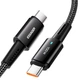 Кабель зарядный ESSAGER USB Type-C to USB Type-C 100 W Charging Data Cable 0.5 м Black (EXCTT1-CGB01) - изображение 2