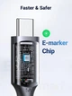 Кабель зарядный Ugreen USB Type-C to USB Type-C 100 W 5A PD3.0 для быстрой зарядки 2 м Black (US555) - изображение 3
