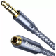 Кабель аудио удлинитель AUX Essager mini Jack 3.5 mm M/F Сable 2 м Blue (EYPY35-MYA0G) - изображение 1