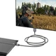Кабель BLITZWOLF HDMI to Mini HDMI 4K*2K@60HZ, 18GBPS 1.2 м Black/Gray (BW-HDC) - зображення 5