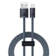 Зарядний кабель Lightning Baseus Dynamic Series 2.4A USB - Lightning 2 м Grey (CALD000516) - зображення 1