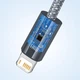 Зарядний кабель Lightning Baseus Dynamic Series 2.4A USB - Lightning 2 м Grey (CALD000516) - зображення 9