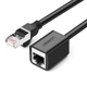 Удлинитель сетевого кабеля RJ45 Ugreen Ethernet кабель-удлинитель Cat 6 FTP 1000 Мбит/с 5 м Black (NW112) - изображение 1