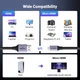 Переходник кабель UGREEN Micro HDMI-HDMI 2.1 Aluminum Shell Braided 48Gbps Ultra High Speed 2м Black (HD164) - изображение 7