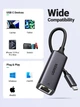 Мережевий адаптер Ugreen USB C to Rj45 Ethernet Adapter 1000 Мбіт/с Grey (RJ45) - зображення 8