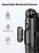 Штатив-монопод для селфі UGREEN Perche Selfie Bluetooth 3 в 1 зі знімним бездротовим пультом ДК Black (LP586) - зображення 6