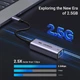 Мережевий адаптер Ugreen USB C to Rj45 Ethernet Adapter 2.5G Grey (CM648) - зображення 2