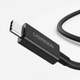 Кабель зарядный Ugreen USB Type1 1-C - USB Type-C Thunderbolt 4 40 Гбит/с м Black (US501) - изображение 3