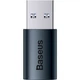 Адаптер OTG USB 3.1 to Type-C Baseus Ingenuity Mini Blue (ZJJQ000103) - зображення 3