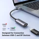 Переходник адаптер Ugreen USB-C to DisplayPort 8K@60Hz Grey (CM654) - изображение 6