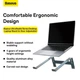 Настільна підставка для ноутбука Baseus UltraStable Series Desktop Laptop Stand Grey (B10053100811-0 - зображення 2