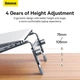 Настільна підставка для ноутбука Baseus UltraStable Series Desktop Laptop Stand Grey (B10053100811-0 - зображення 5